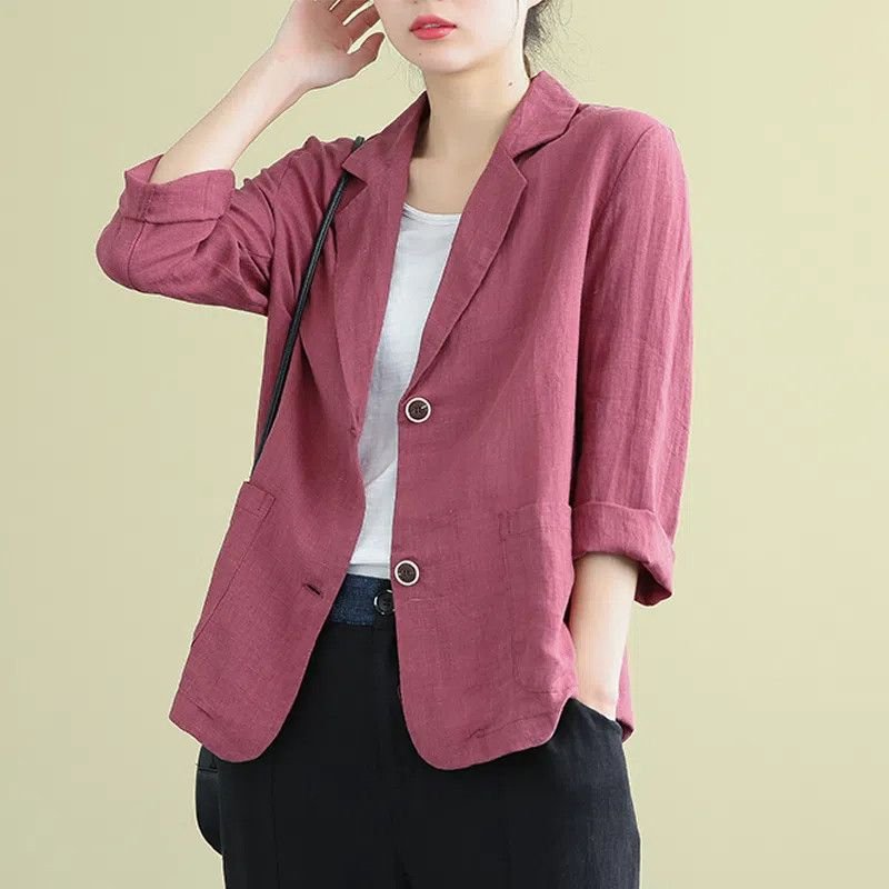 Blazer Fluide Élisa - Pink | Coziqe